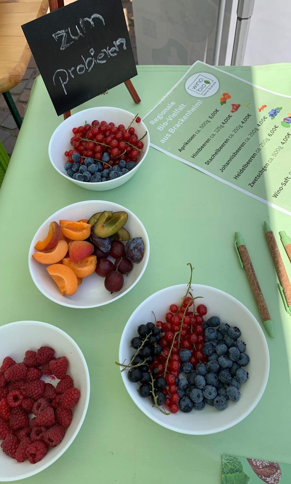 Wino Bio Biokistenlieferant Brackenheim eigener Bio-Anbau