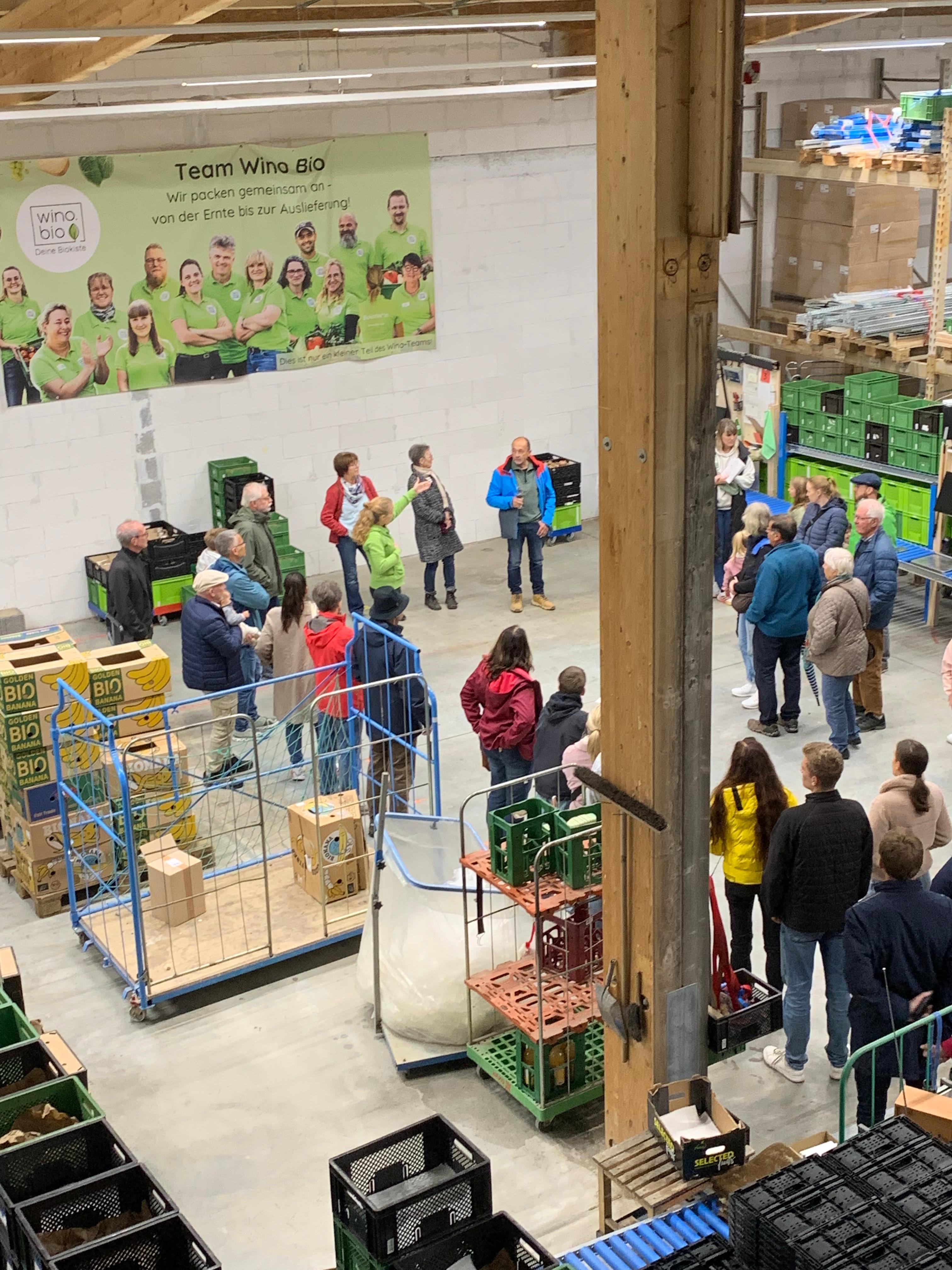 Wino Bio - Einweisung Winoversum - Packhalle Führung