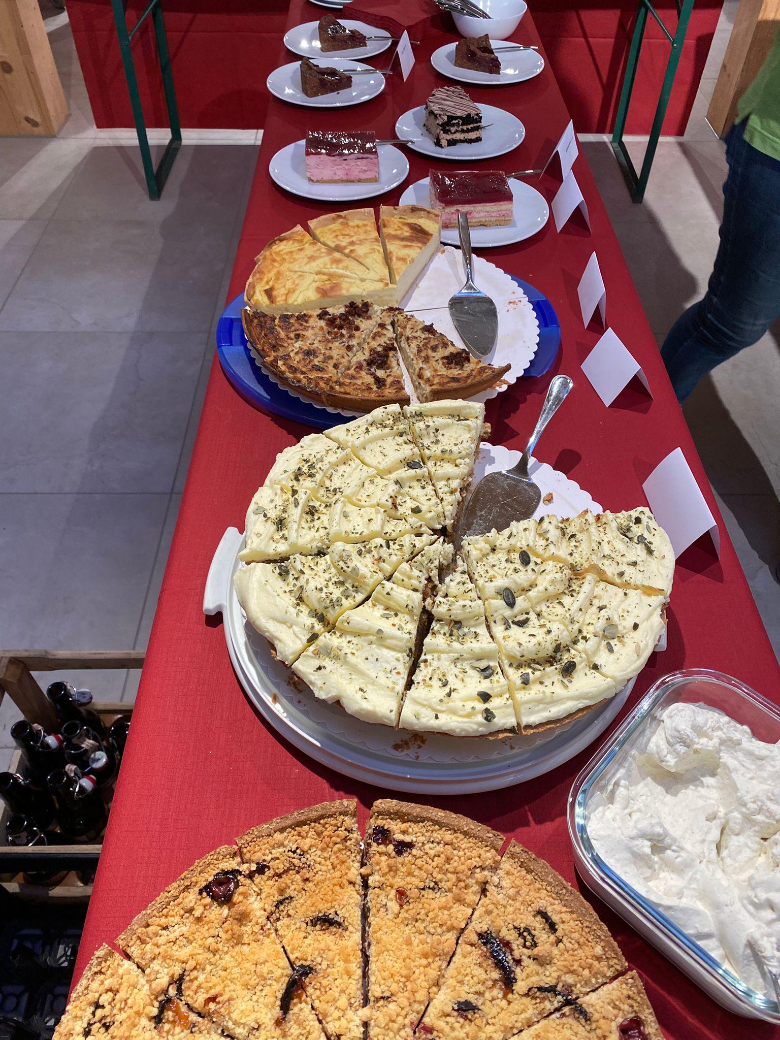 Wino Bio - Einweisung Winoversum - Kuchenbüffet